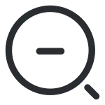 Search Zoom Out 1 SVG Icon
